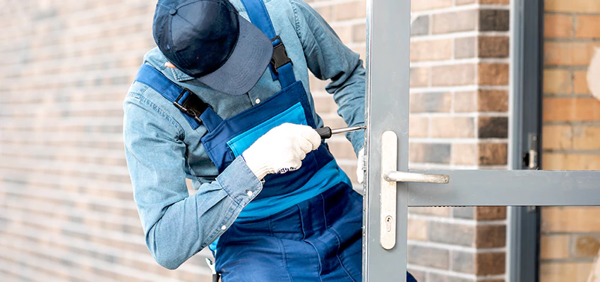 Pivot Storefront Door Locks Installation in San Mateo, California